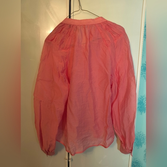 Scotch & Soda Shirt with Voluminous Sleeves Sz XL - Picture 8 of 10